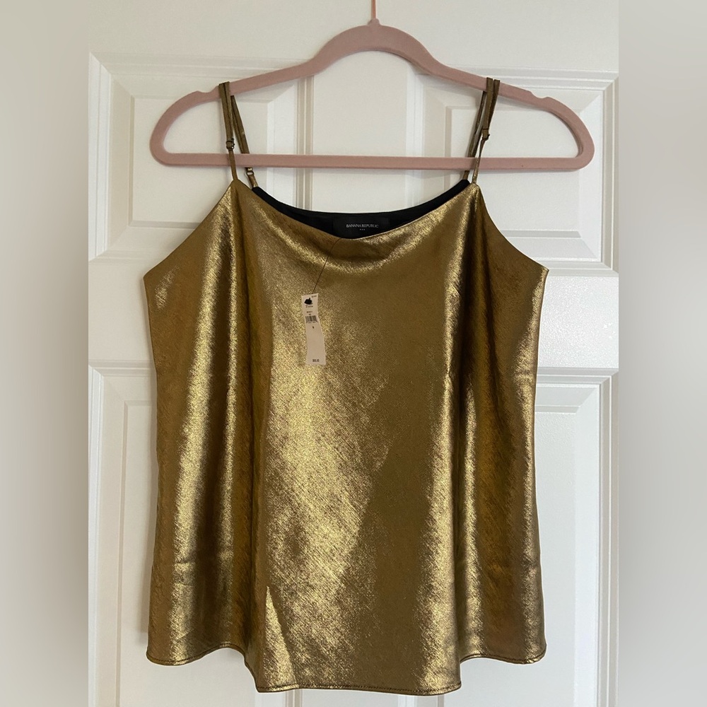 NWT Banana Republic Gold Women's Top Size Medium